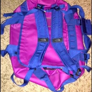 North face duffel, can also be used as a duffel back pack